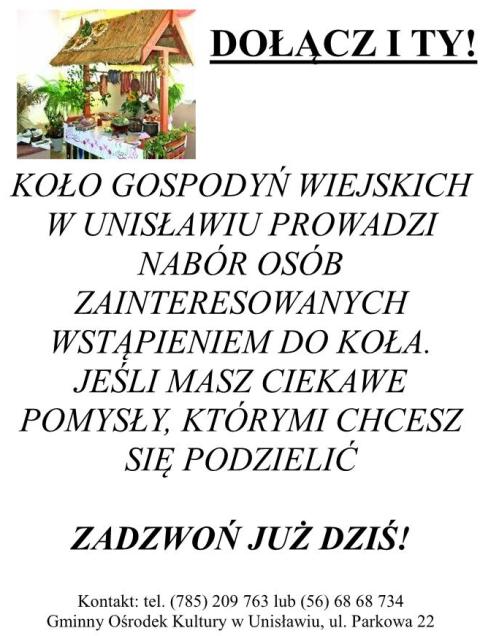 Koło Gospodyń Wiejskich Unisław